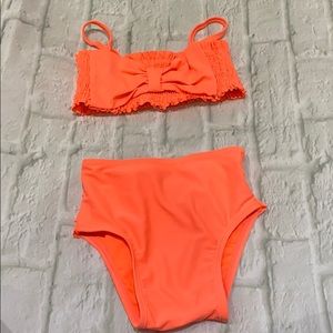 Neon orange bikini. Old Navy /18-24 months
